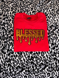 Blessed (sequins and dripping)