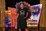 Broken Crayons Sweatshirt Dresses