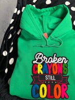 Green Hooded (Broken Crayons)