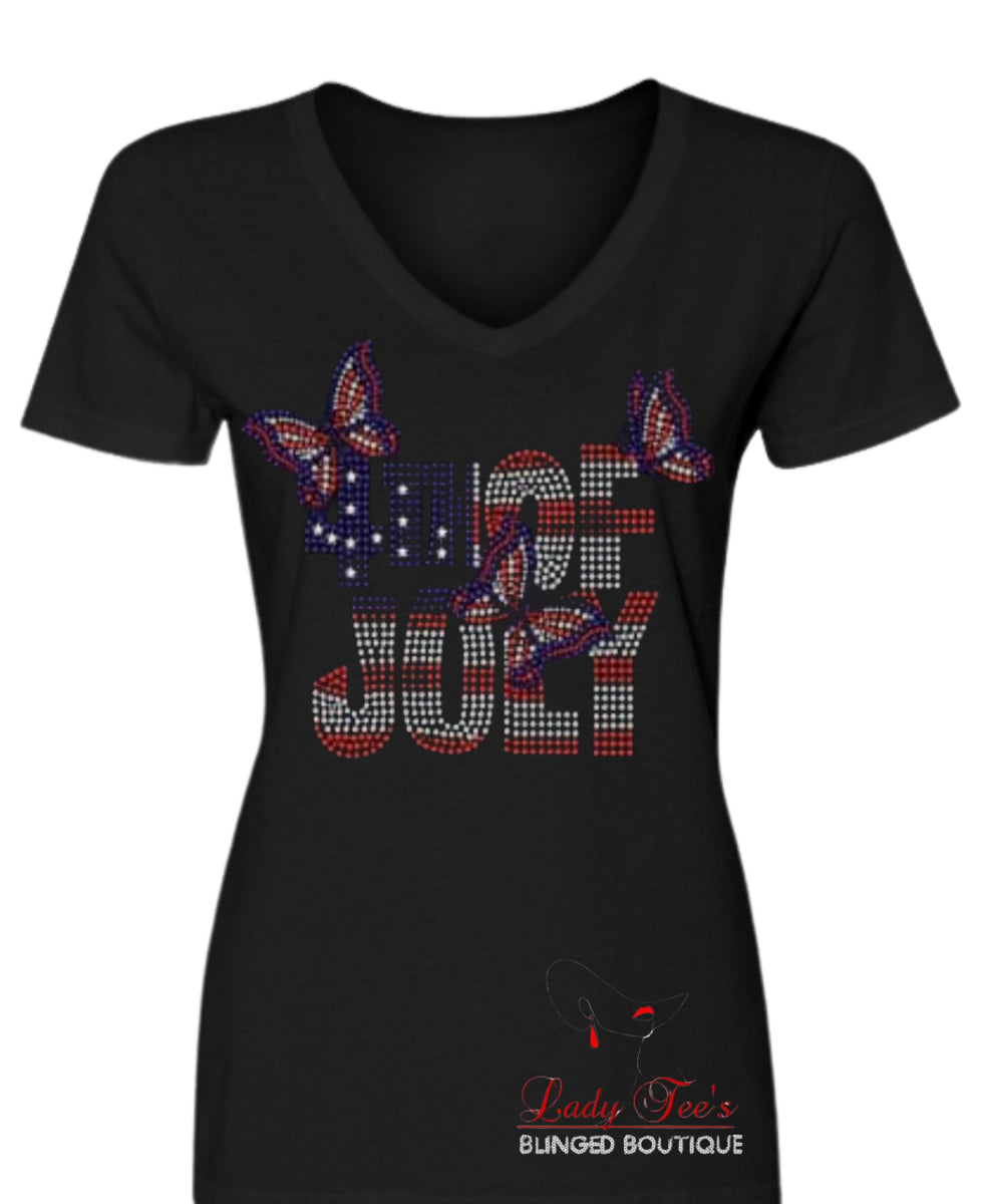 Mz. 4th of July – Lady Tee's Blinged T-Shirt Boutique