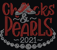 Chucks and Pearls (Red)