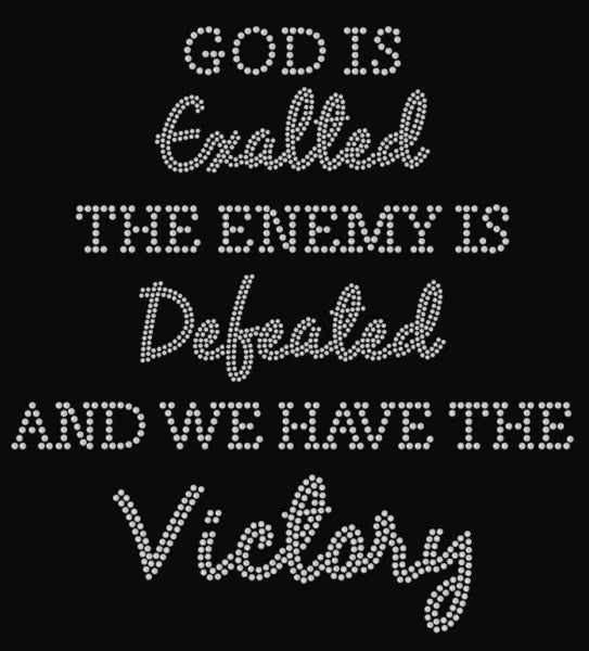 God is exalted