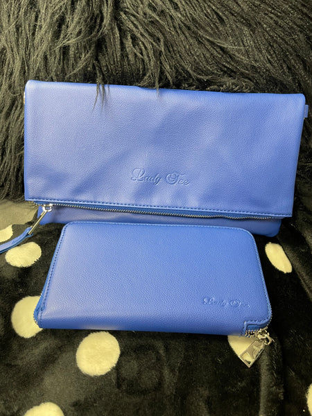 Mz. Ebony Crossbody/Clutch (Royal Blue)