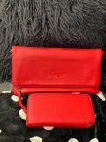 Mz. Ebony Clutch/Crossbody (RED)