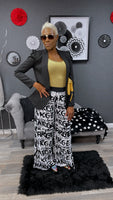 Black & White Scribble Pants