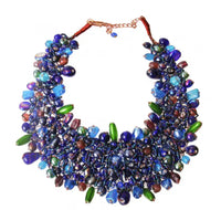 Chunky Blue Necklace